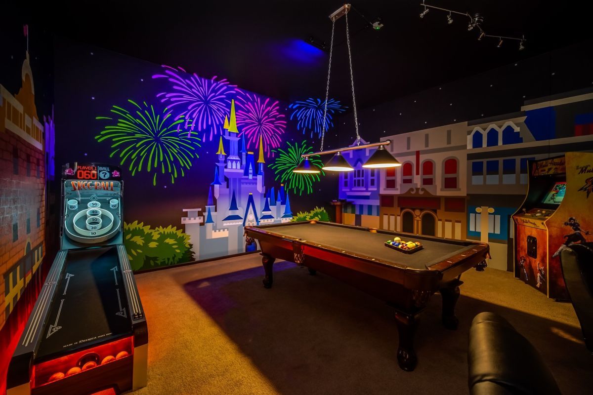 Disney themed Game room