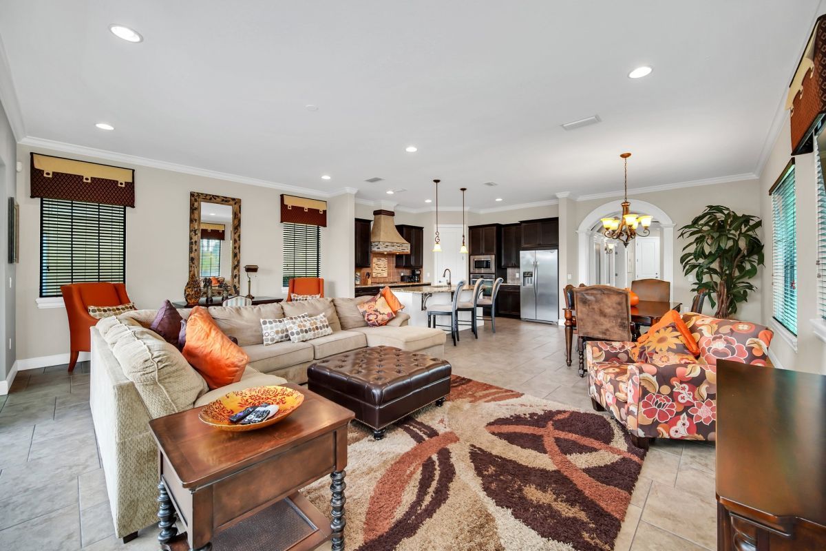 Orlando Florida vacation rental living room