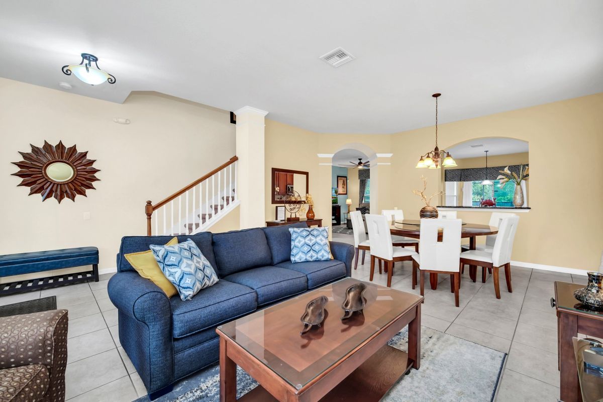 Living room of Florida vacation rental